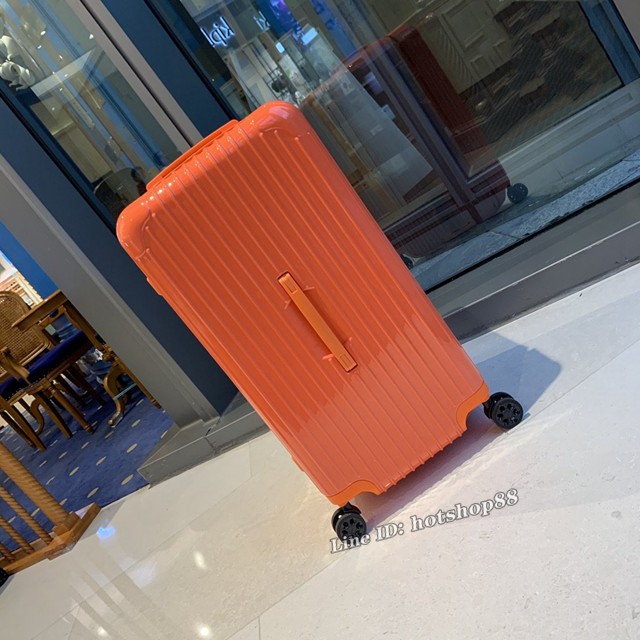 RIMOWA行李箱PC四輪拉杆箱 日默瓦橙色30寸旅行箱 gdx1089